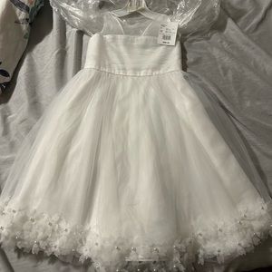 Flower girl dress from David’s Bridal